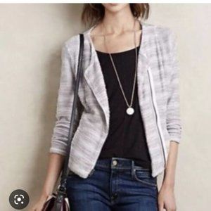 Anthroplogie Dolan Left Coast Kinney Striped Moto Jacket XS